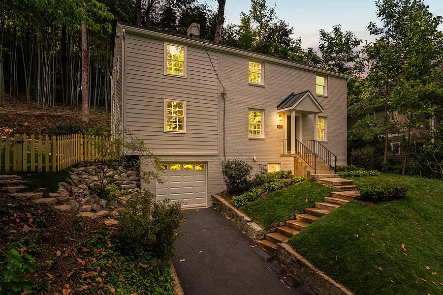 front entrance arlington va fix-and-flip rehab after