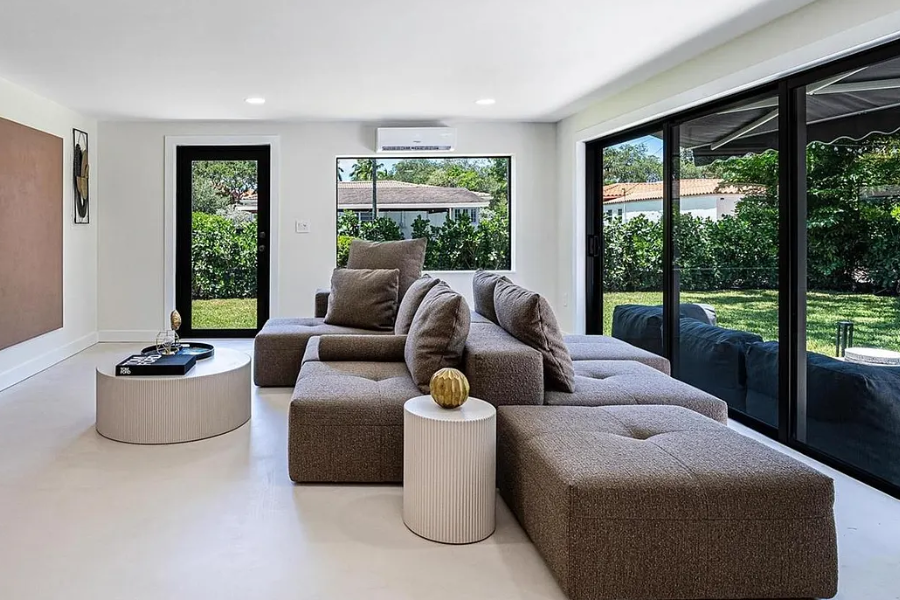 miami-shores fix-and-flip florida living-room modern rehab