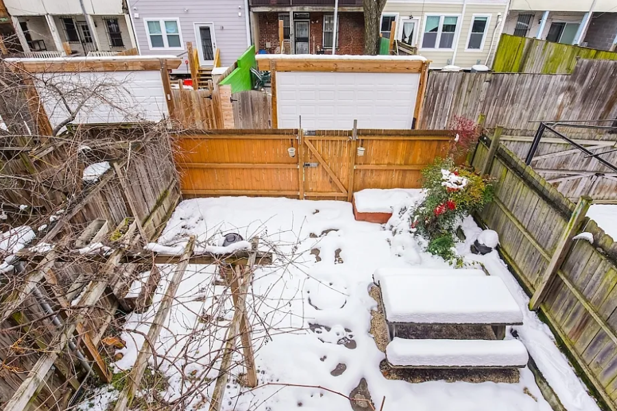 Washington DC duplex rental property rear exterior in DSCR cash-out refinance case study